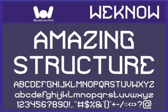 Amazing Structure: The Ultimate Display Font for Modern Web Design