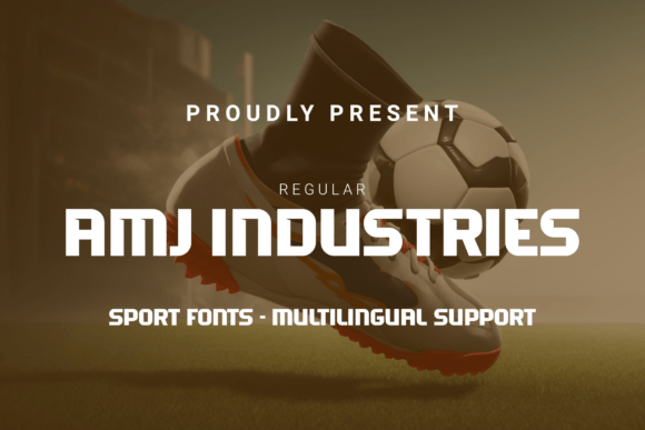 Amj Industries: The Dynamic Font for High-Energy Branding