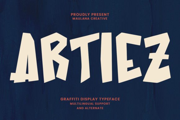 Artiez: The Unique Display Font for Handmade Creators
