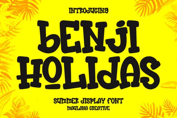 Benji Holidas: The Ultimate Summer Display Font