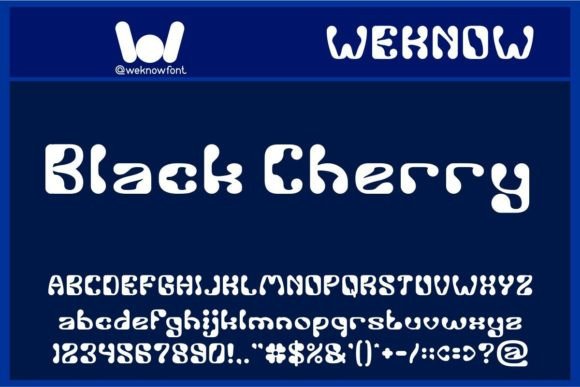Black Cherry: The Ultimate Sci-Fi Display Font for Bold Projects