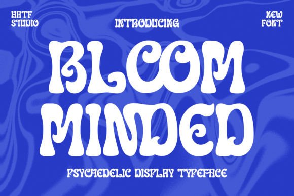 Bloom Minded: A Retro Display Font for Creative Makers