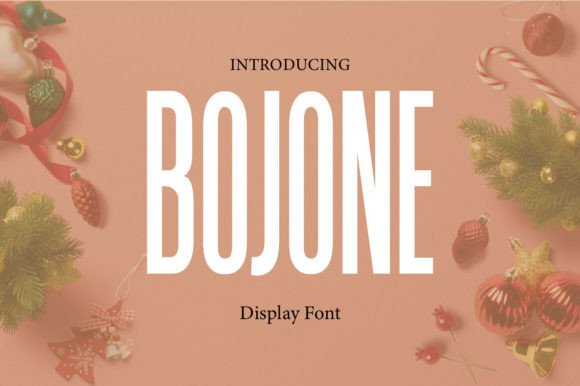 Bojone: The Classic Display Font for Elevated Brand Identity