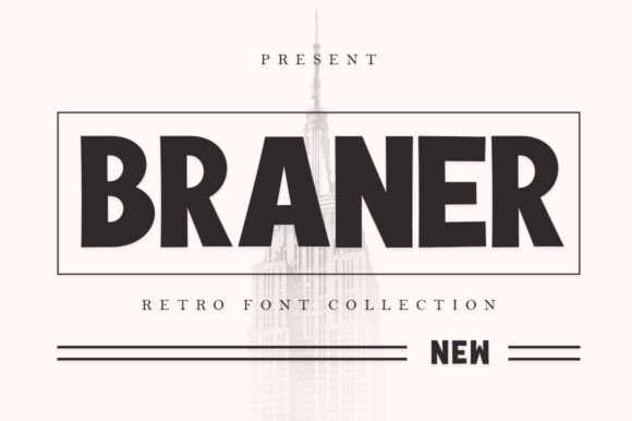 Braner: The Vintage Display Font for Scroll-Stopping Campaigns