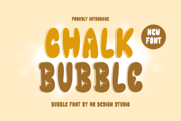Chalk Bubble: The Joyful Display Font for Scroll-Stopping Campaigns