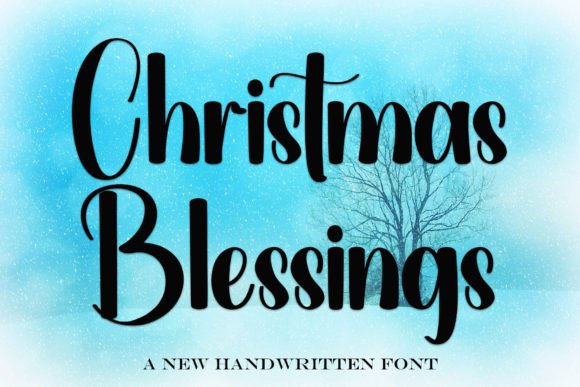 Christmas Blessings: The Ultimate Stylish Handwritten Font