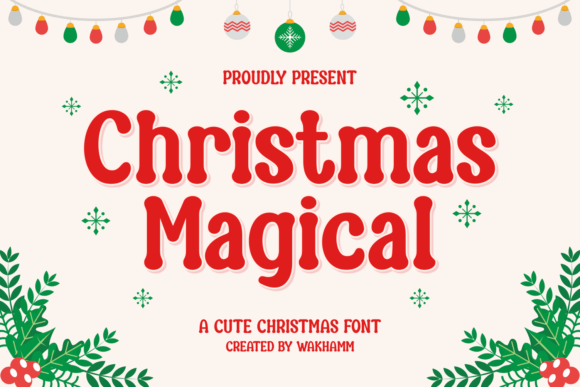 Christmas Magical: The Ultimate Display Font for Festive Designs