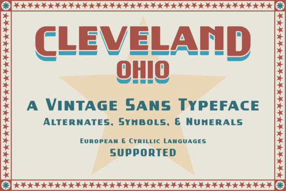 Cleveland Ohio: A Resilient Display Typeface for Modern Web Design