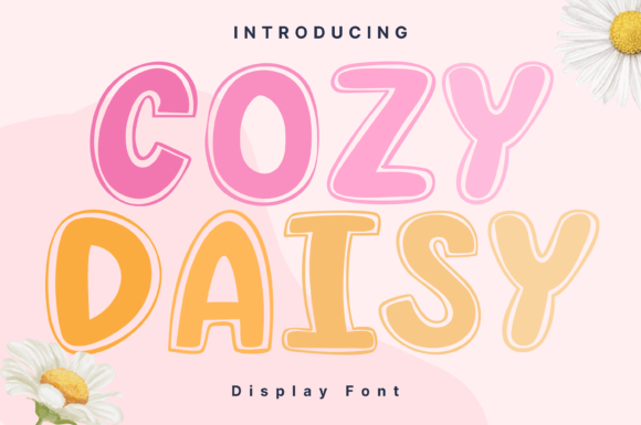 Cozy Daisy: The Perfect Display Font for Handmade Crafts