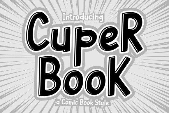 Cuper Book: A Playful Display Typeface for Bold Editorial Design
