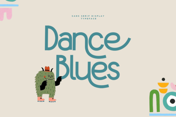 Dance Blues: The Playful Display Font for Scroll-Stopping Campaigns