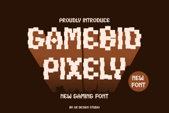 Gamebid Pixely: A Playful Display Font for Engaging Editorial Design