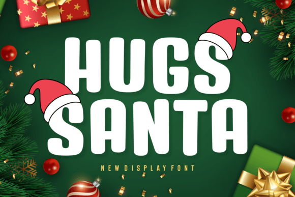 Hugs Santa: The Perfect Display Font for Festive Web Design