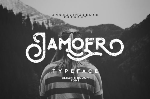 Jamoer: A Hand-Drawn Display Font for Modern Branding