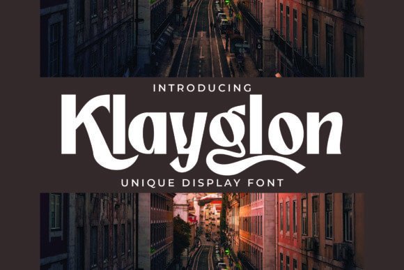 Klayglon: The Elegant Display Serif Font for Editorial Design