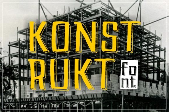 Konstrukt: The Bold Display Font for Engaging Web Experiences