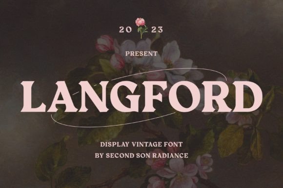 Langford: A Bold Display Font for Retro Editorial Projects
