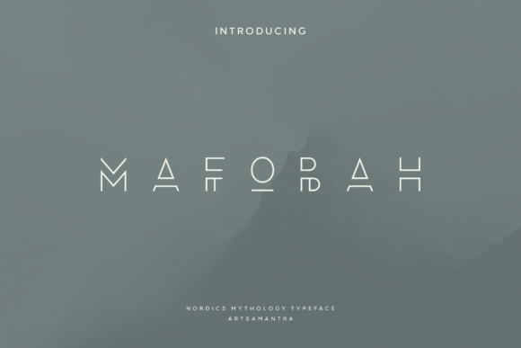 Mafobah: The Modern Luxury Typeface for Your Brand