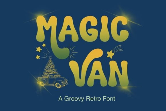 Magic Van: The Retro Display Typeface for Bold Branding