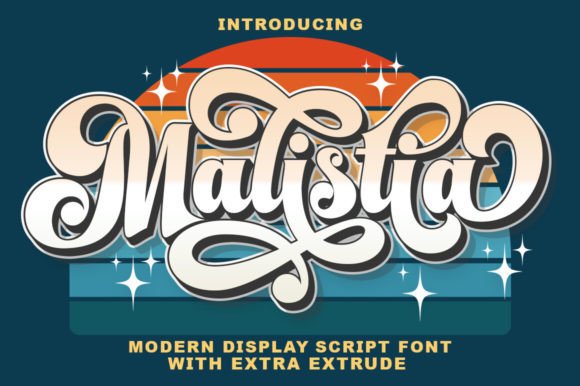 Malistia: The Retro Display Font for Handmade Brands