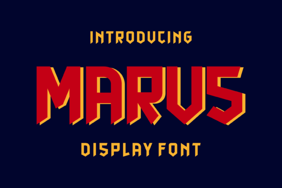 Marus: A Quirky Display Font for Editorial Design