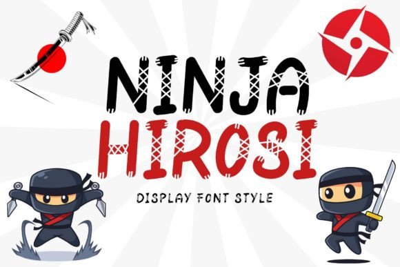 Ninja Hirosi: The Unique Cute Display Font for Bold Campaigns