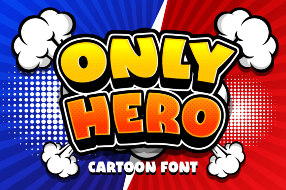 Only Hero: A Bold Display Font for Striking Editorial Design