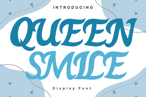 Queen Smile: A Whimsical Display Font for Modern Editorial Design
