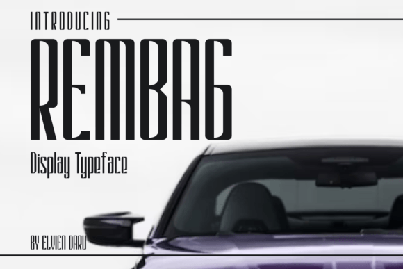 Rembag: The Premium Display Font for Handmade Creators