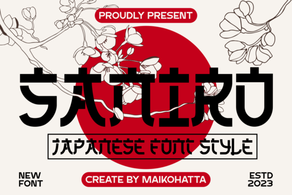 Saniro: A Premium Display Font for Modern Web Design