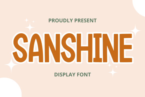 Sanshine: The Fun Display Font for High-Impact Campaigns