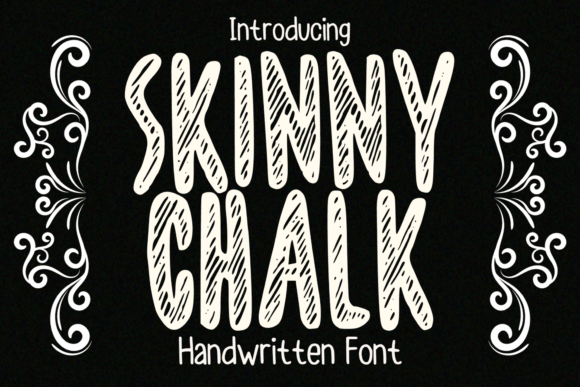Skinny Chalk: A Playful Display Typeface for Editorial Design