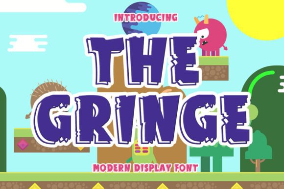 The Gringe: A Modern Display Typeface for Editorial Design